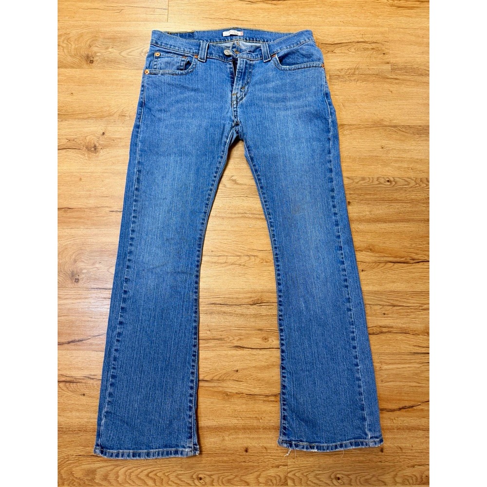 Levi's Womens Jeans 14M Flare Bootcut Medium Wash Blue Denim 100% Cotton Vintage